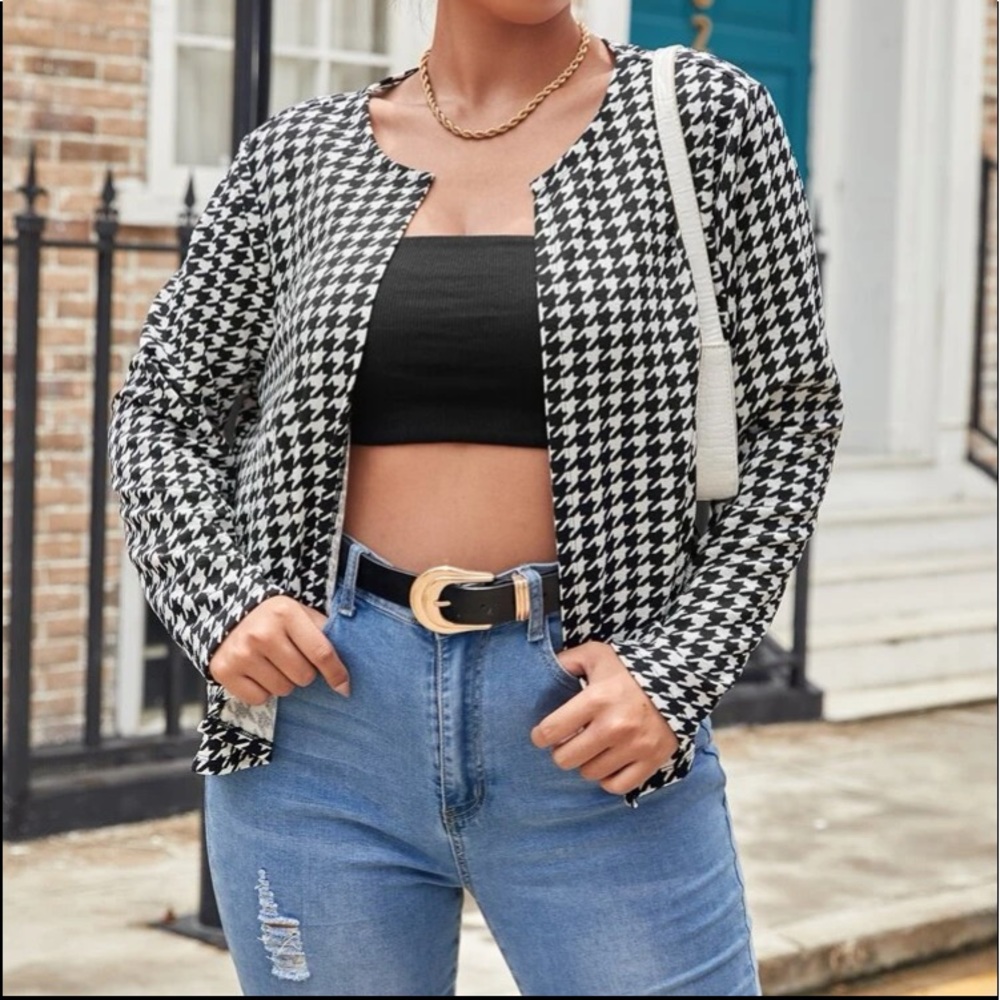 Hounds tooth jacket